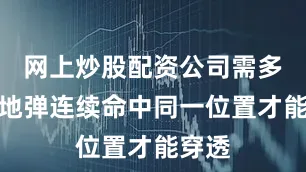 网上炒股配资公司需多枚钻地弹连续命中同一位置才能穿透